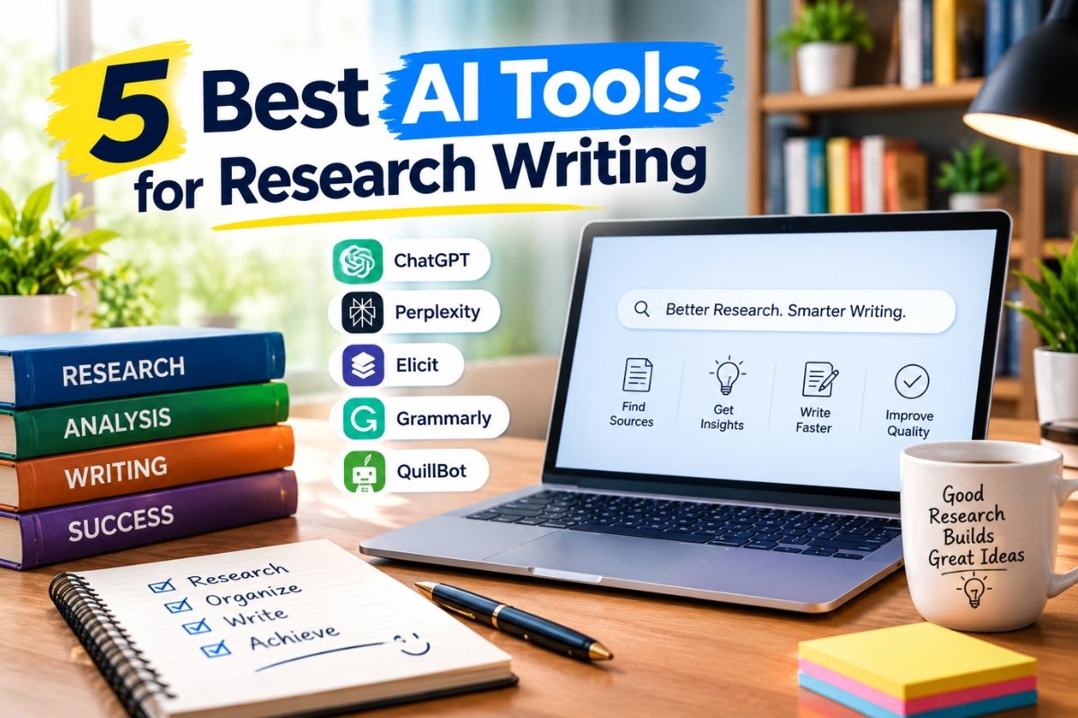 5 best ai tools for research writing